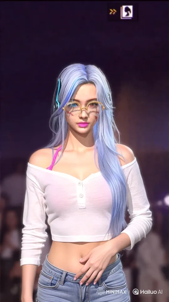 Transformation of a Young Woman in a Dreamy, Golden Light Setting – AI Generated Video | Hailuo AI