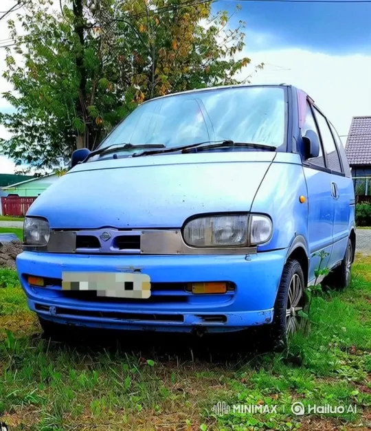 Van's Headlights Flash On and Off – AI Generated Video | Hailuo AI