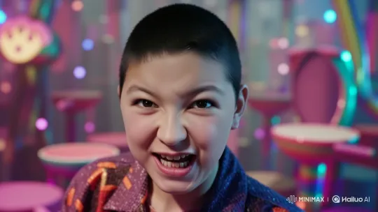 Young Person Leads Surreal Allies in Vibrant World – AI Generated Video | Hailuo AI