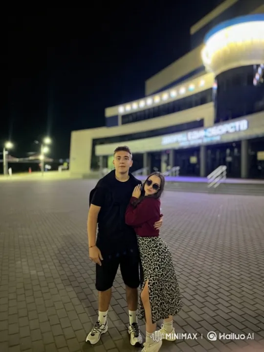 Family Embraces Joy Under City Lights – AI Generated Video | Hailuo AI