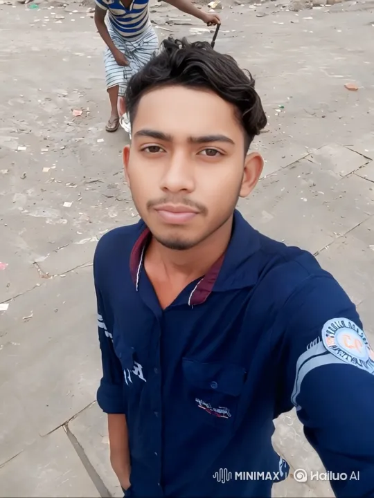 Young Man's Subtle Smile Transformation – AI Generated Video | Hailuo AI