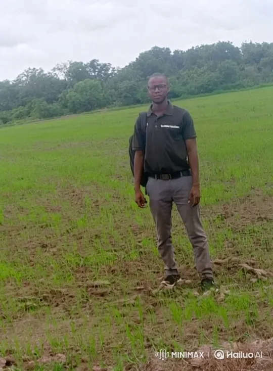 Man with Glasses Rides Motorcycle Through Rice Fields – AI Generated Video | Hailuo AI