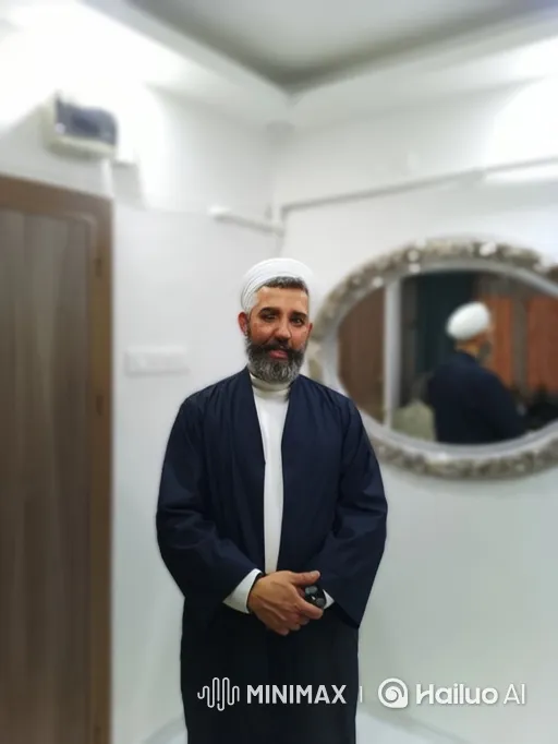 Middle-aged Man Calmly Detained and Exits Room – AI Generated Video | Hailuo AI