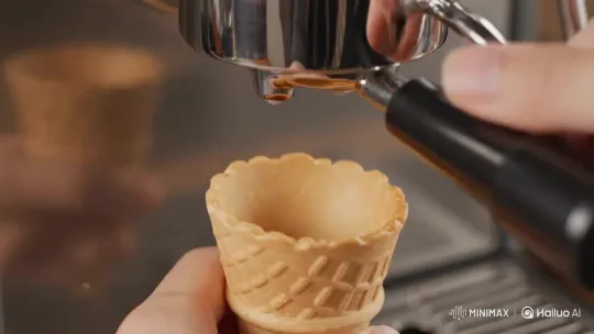 The title should be: "Coffee and Milk: A Beverage Combination" – AI Generated Video | Hailuo AI