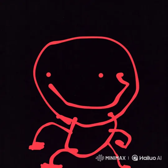 Creepy Animation of Distorted Stick Figure – AI Generated Video | Hailuo AI