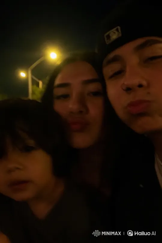 Young Family Shares Intimate Moment Captured in Candid Style – AI Generated Video | Hailuo AI