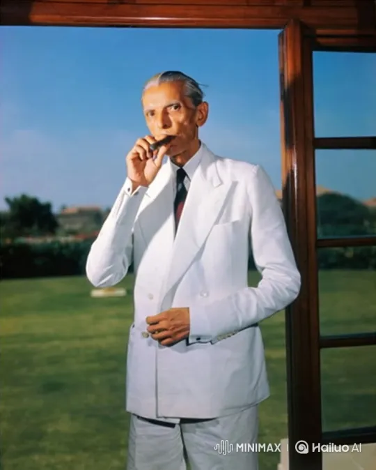 Elegant Older Man Strolls Across Lawn in White Suit – AI Generated Video | Hailuo AI
