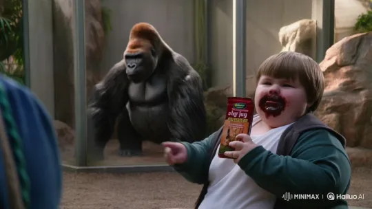 Boy Insults Gorilla, Triggers Magical Transformation and Explosion – AI Generated Video | Hailuo AI