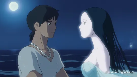 Moonlit Siren and Pearl Diver's Enchanted First Kiss – AI Generated Video | Hailuo AI