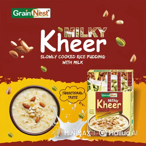 Family Enjoying Grain Nest Milky Kheer Together – AI Generated Video | Hailuo AI