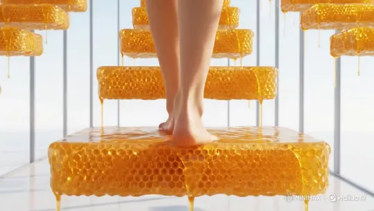 Crafting with Honey, Glue, and Blood – AI Generated Video | Hailuo AI
