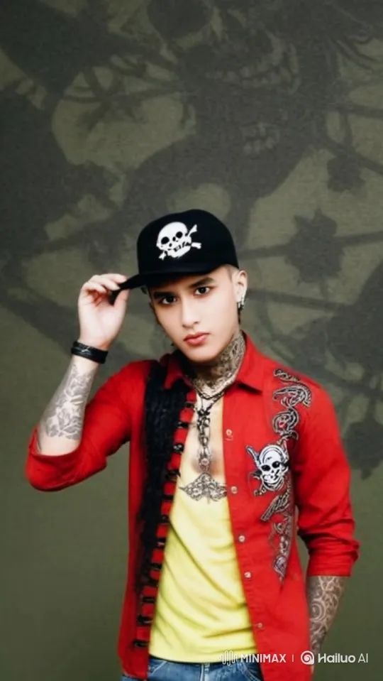 Stylish Young Man Poses with Cap in Silent Video – AI Generated Video | Hailuo AI