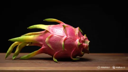 Glass Dragon Fruit: A Unique Edible Creation – AI Generated Video | Hailuo AI