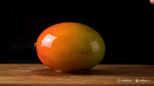 Mango with Surprising Juicy Interior When Sliced – AI Generated Video | Hailuo AI