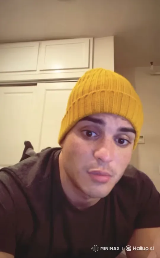 Young Man Greets Viewers with a Friendly Message – AI Generated Video | Hailuo AI