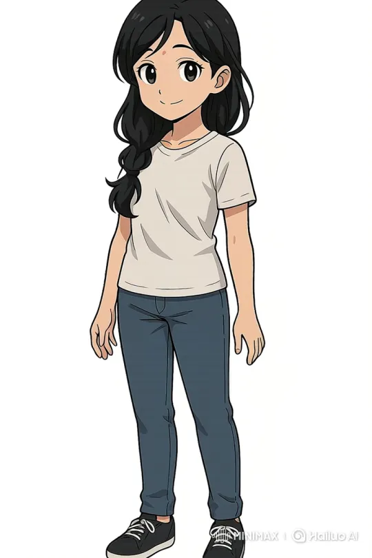 Animated Woman Greeting with a Wave and Smile – AI Generated Video | Hailuo AI