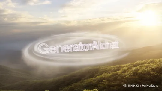 GeneratorAIchat Emerges in Mystical Mountain Sky – AI Generated Video | Hailuo AI
