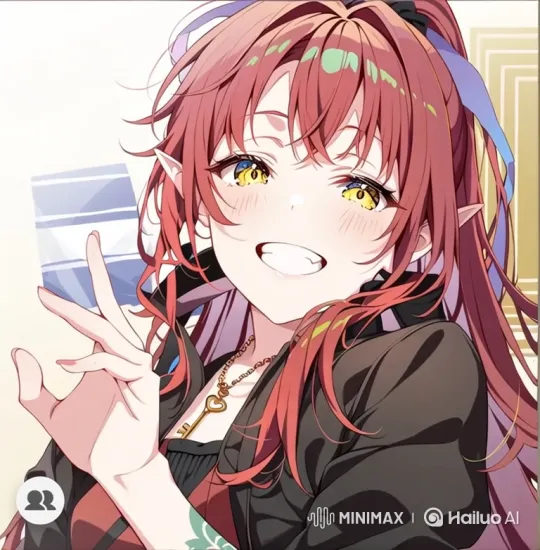 Cheerful Female Character Presents Card with Joy – AI Generated Video | Hailuo AI