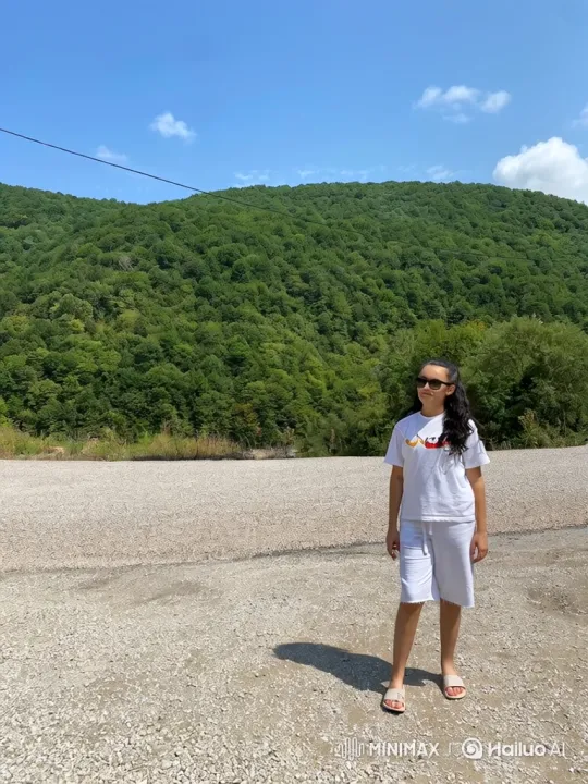 Woman Surprised by Police on Sunny Day – AI Generated Video | Hailuo AI
