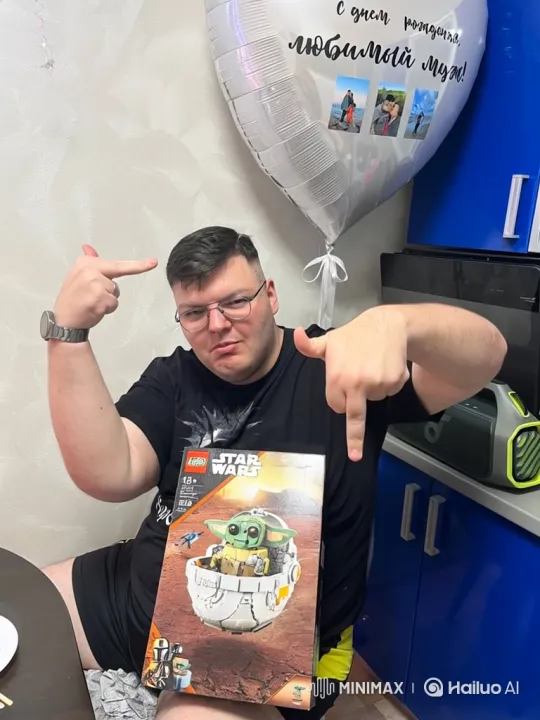 Man Celebrates LEGO Star Wars with Impressive Breakdance Routine – AI Generated Video | Hailuo AI