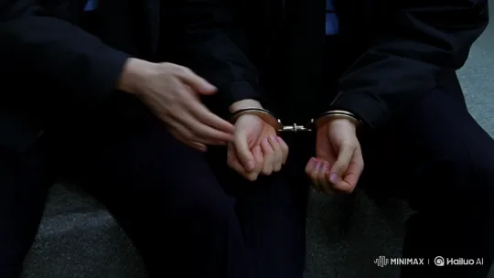 Blonde Police Officers Handcuff, Kiss, and Lead Away – AI Generated Video | Hailuo AI