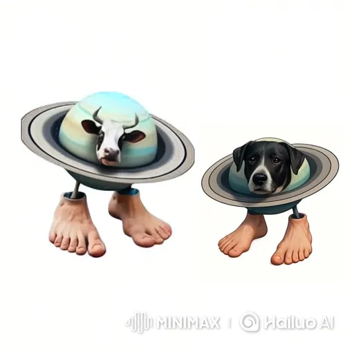 Alien Creatures Engage in Cosmic Battle – AI Generated Video | Hailuo AI