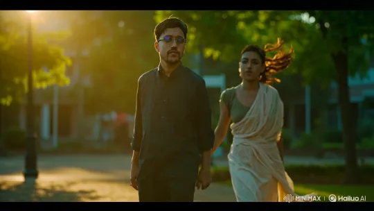 Couple Walking in Sunlit Park – AI Generated Video | Hailuo AI