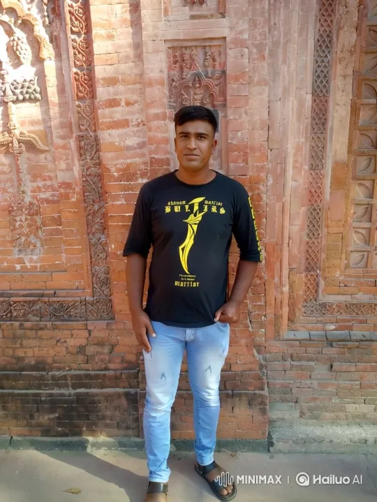Couple Shares Silent Connection in Historic Courtyard – AI Generated Video | Hailuo AI