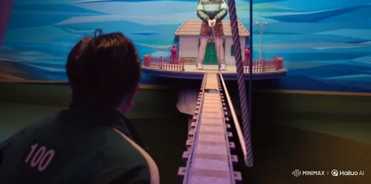 Man Falls Off Bridge While Crossing Dark Abyss – AI Generated Video | Hailuo AI
