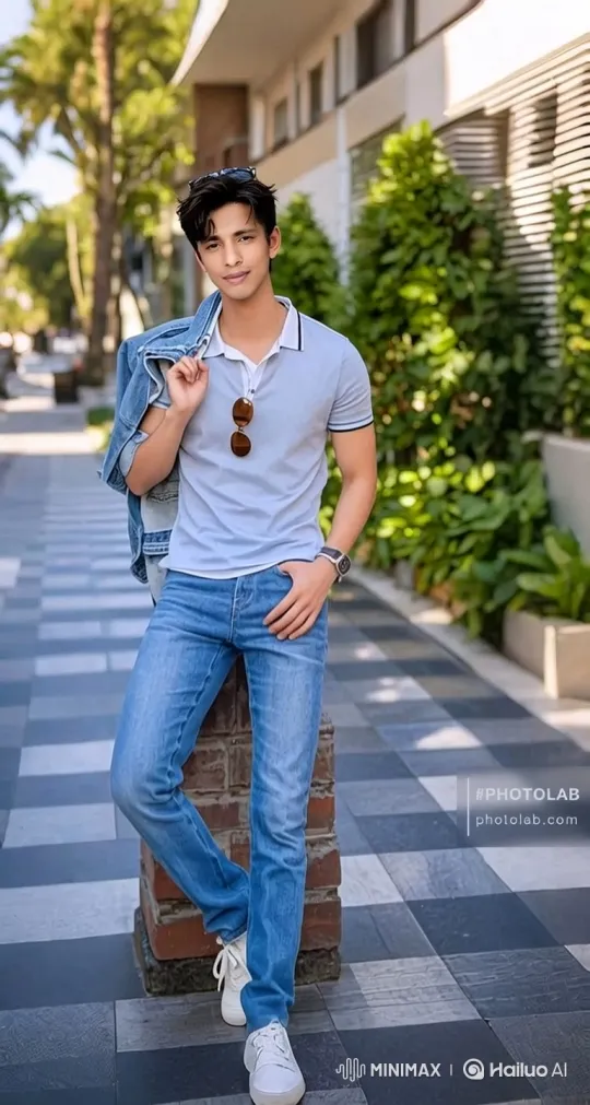 Young Man in Casual Style on Sunny Day – AI Generated Video | Hailuo AI