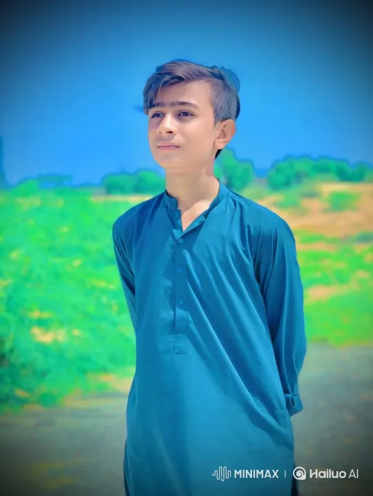 Boy Reflects After Successful Transaction with Serene Background – AI Generated Video | Hailuo AI