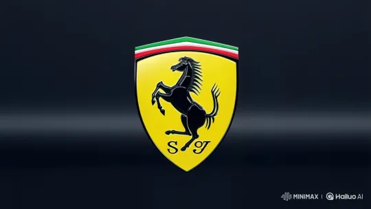 Ferrari Logo Transforms into a Sleek Sports Car – AI Generated Video | Hailuo AI