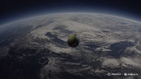 Space Camera Focuses on Dancing Kittens on Earth – AI Generated Video | Hailuo AI