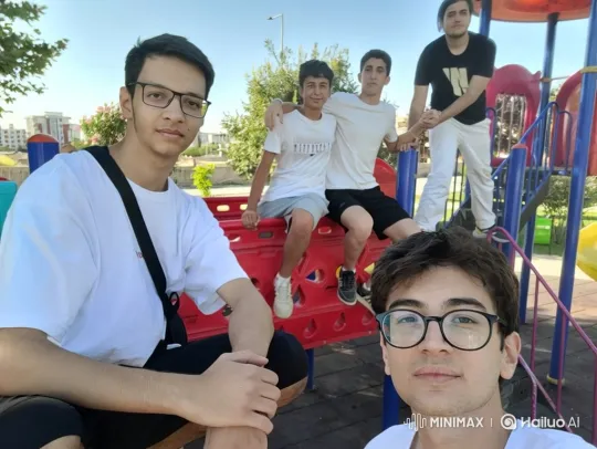 Young Couples Enjoying a Playful Day at the Playground – AI Generated Video | Hailuo AI