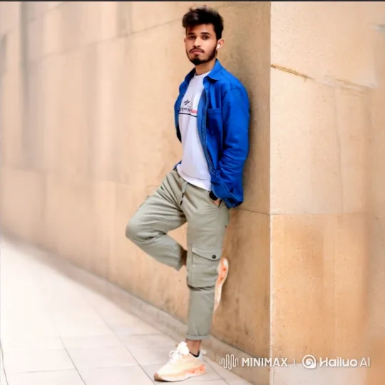 Young Man in Casual Pose, Gradually Shifts Stance – AI Generated Video | Hailuo AI
