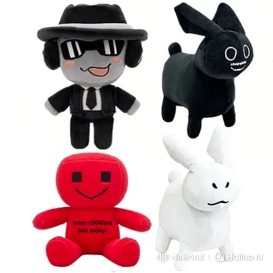 Plush Toys Engage in Playful Animated Battle – AI Generated Video | Hailuo AI