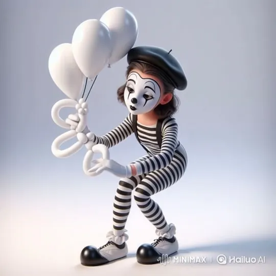 Balloon Twisting with Sound Effects – AI Generated Video | Hailuo AI