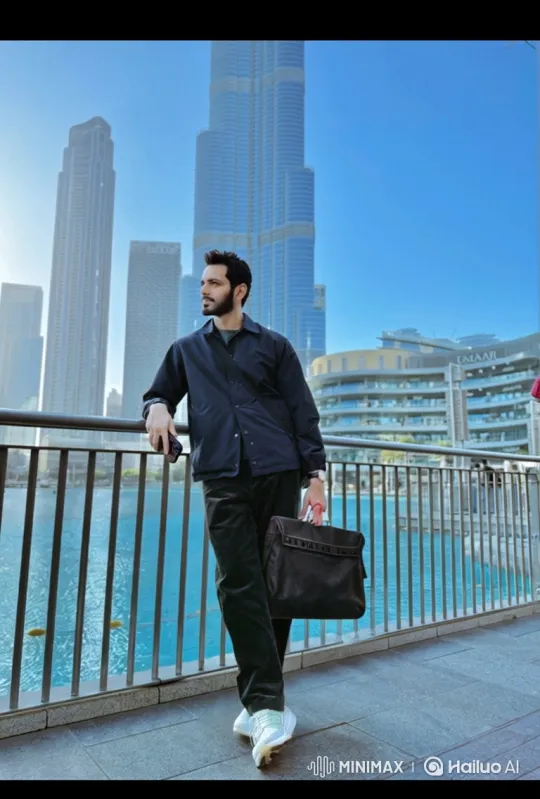 Mysterious Man Anticipates Car Arrival in Cityscape – AI Generated Video | Hailuo AI