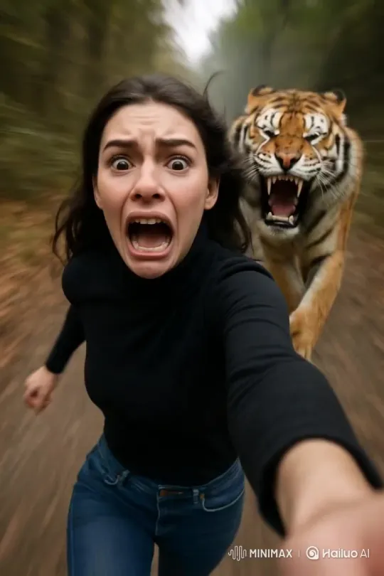 Squirrel Meets Tiger, Becomes Friends – AI Generated Video | Hailuo AI