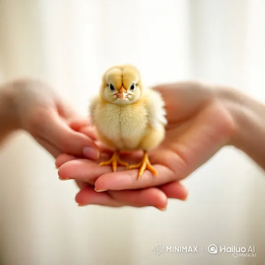 Close-up of a Determined Fluffy Chick – AI Generated Video | Hailuo AI