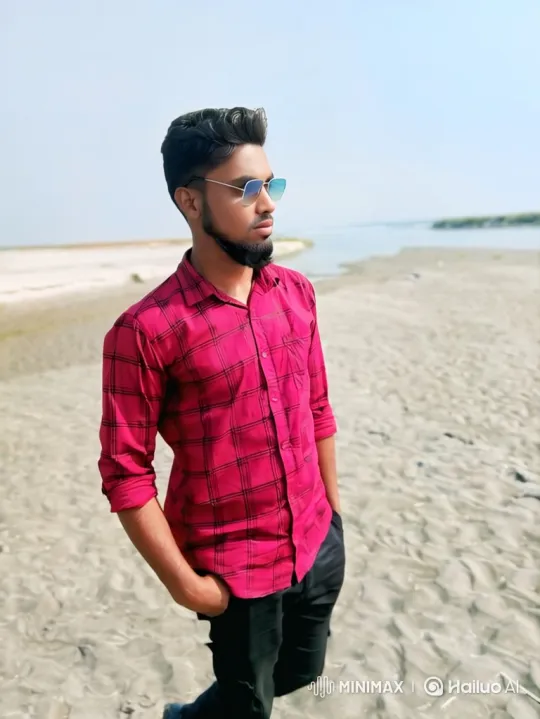 Young Man Boards Helicopter on Sandy Riverbank – AI Generated Video | Hailuo AI