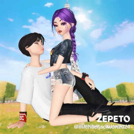 Animated Couple's Romantic Day at the Park and Pool – AI Generated Video | Hailuo AI