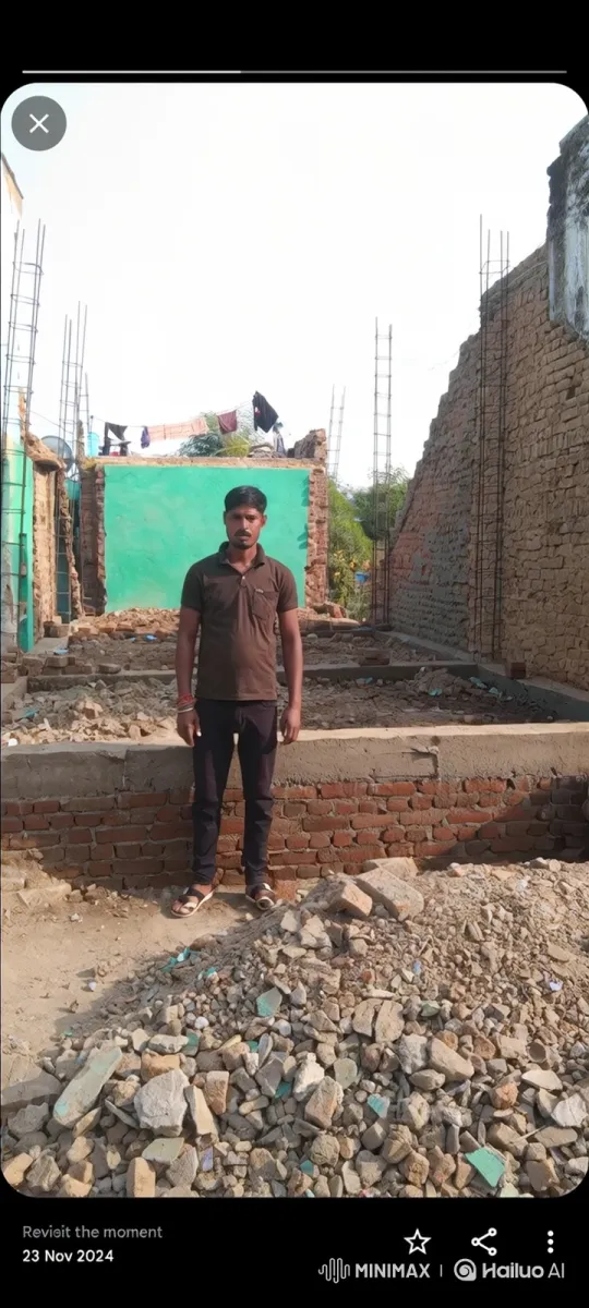 Man in Demolition Site Boards Sleek Car, Drives Away – AI Generated Video | Hailuo AI