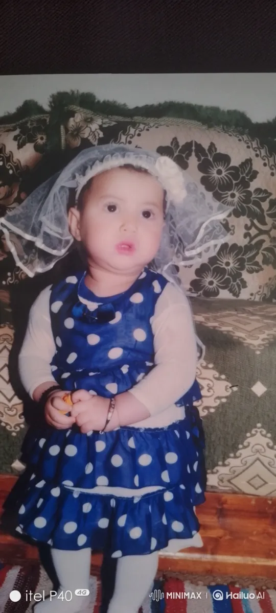 Toddler Girl in Polka Dot Dress with Curious Smile – AI Generated Video | Hailuo AI