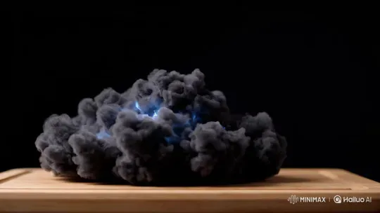 Thunderstorm Slices Through Clouds – AI Generated Video | Hailuo AI