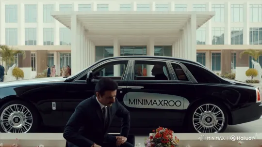 Narendra Modi greets a man at luxury building entrance – AI Generated Video | Hailuo AI