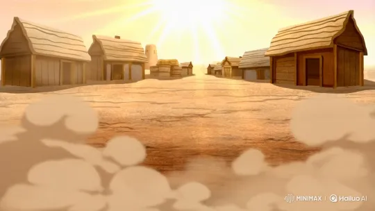 Ben 10 Transforms into Alien Hero Amidst Dusty Village Chaos – AI Generated Video | Hailuo AI