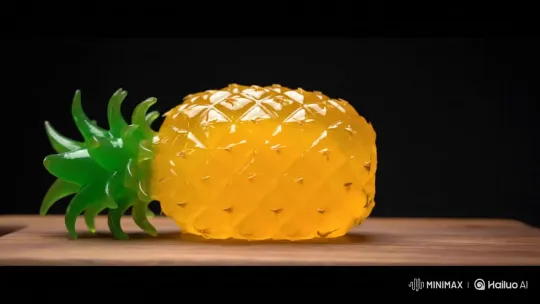 Jelly Pineapple: Refreshing Tropical Delight – AI Generated Video | Hailuo AI