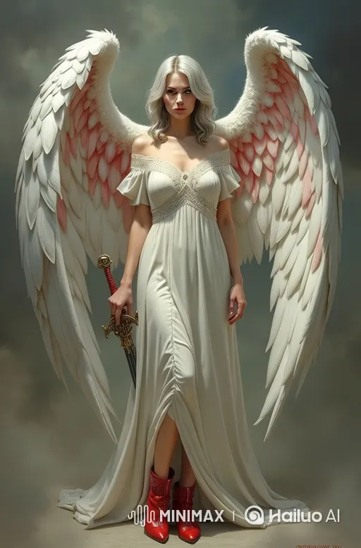 Angel to Demon Transformation in Fiery Landscape – AI Generated Video | Hailuo AI