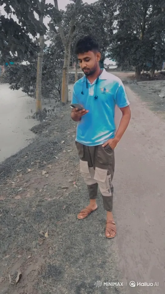 Young Man on Path Comes Alive in Animated Video – AI Generated Video | Hailuo AI